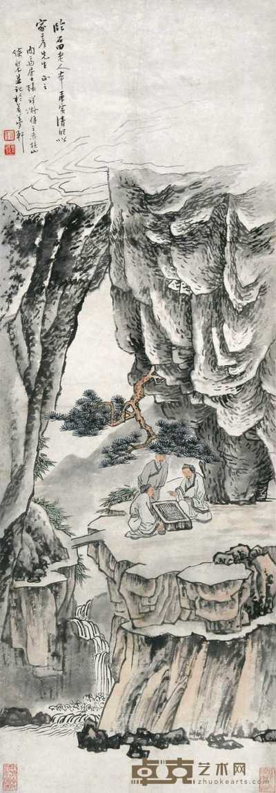 张祥凝 山水 立轴 91×32cm